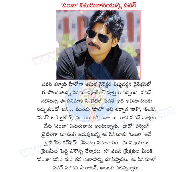 pawan kalyan new movie,pawan kalyan new movie panja,pawan kalyan new movie title panja,new titles power,tilak,kali,shadow,pawan kalyan new movie title,panja movie,panja movie audio,panja movie review  pawan kalyan new movie, pawan kalyan new movie panja, pawan kalyan new movie title panja, new titles power, tilak, kali, shadow, pawan kalyan new movie title, panja movie, panja movie audio, panja movie review